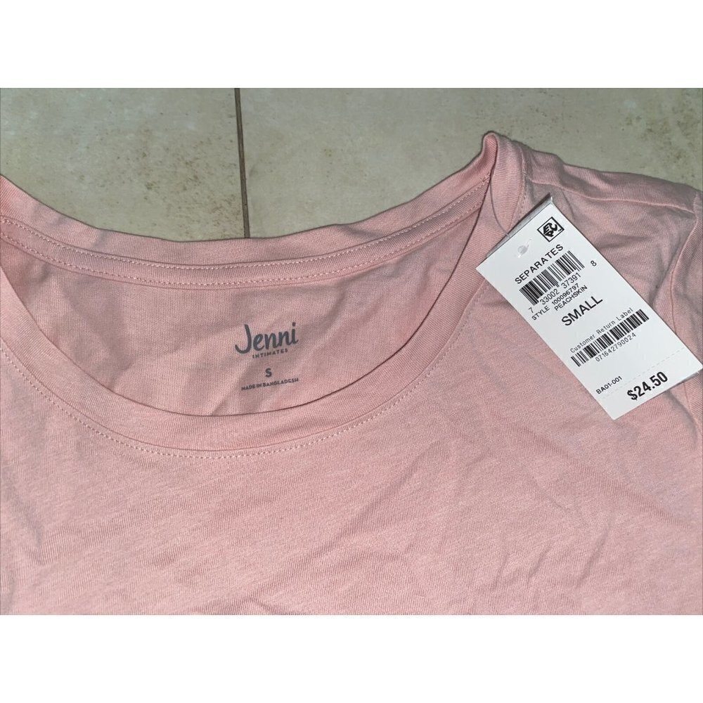 Jenni Intimates Shirt T-shirt Sleepwear Sleepshirt Pj Pajama top Size A - Picture 3 of 3